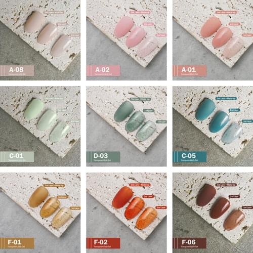 MAOMIA Transparent Jelly gel Crystal gel Soak Off UV/LED 9ML Professional Salon Nail Paint Semi Permanent Manicure