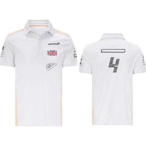 2021 F1 Formula One racing suit Polo shirt, F1 racing lapel T-shirt short sleeves, polyester quick-drying, the same authentic
