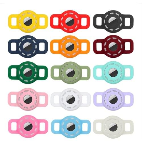 Pet Silicone Protective Case GPS Finder Dog Cat Collar Loop for Apple Airtags for Apple Locator Tracker Anti-lost Device