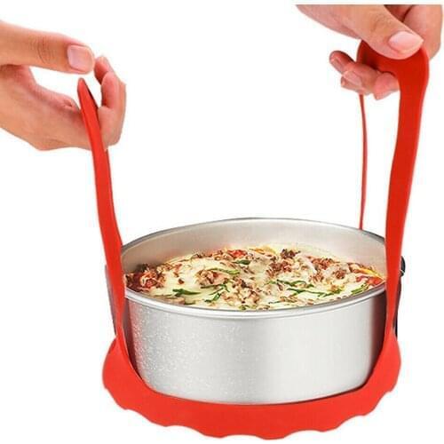 Pressure Cooker Sling Silicone Bakeware Lifter Accessories Cookers Kitchen Anti-slip Drain Pad Heat Insulated Mat Egg Rack