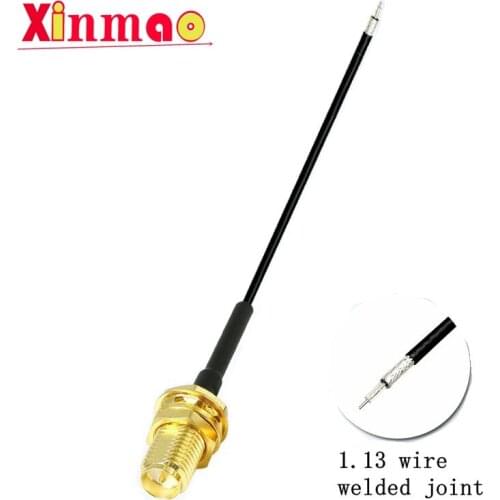 SMA External Screw Inner Needle SMA Female Connector 10cm 20cm RG178 Pigtail Cable SMA to 1.13 line welding head WiFi Cable Hot