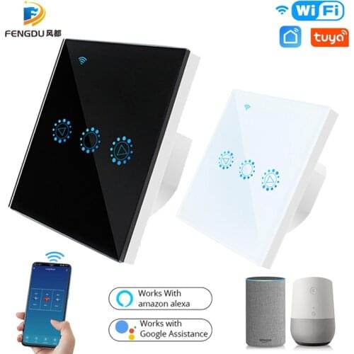 Newest Tuya Smart Life APP Control Smart LED Dimmer Switch WiFi Switch Dimmable Touch Light Wall Switch EU US Alexa Google Home