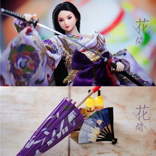 IN STOCK 1:6 Japanese Kimono Clothes Fan Umbrella F 12" Female PH TBL Action Figure Toys