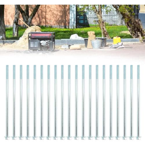 20Pcs M6X150 Long Bolt Hex Head Flange Bolt Screws Gasoline Generator Accessories Parts