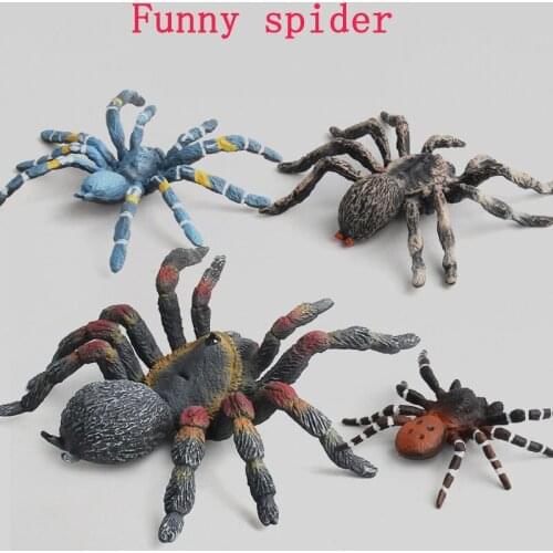 Funny Toys Animal Spider Model Simulated Big Spider Toy Festive Halloween Tricky Toys Simulated Toys for Children Resin Kit
