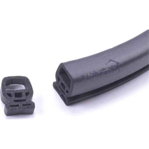 5meter Air-conditioning door accessories cold storage seal strips air-conditioning door slot seals cold storage door black seals