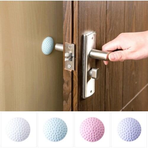 1PC Self Adhesive Rubber Door Buffer Wall Protectors Door Handle Bumpers for Door Stopper Doorstop Door Pad Round Wall Protector