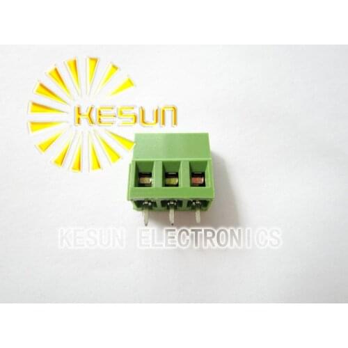 100PCS KF128-5.08-3P KF128 3Pin 5.08mm Straight Pin PCB Screw Terminal Block ROHS