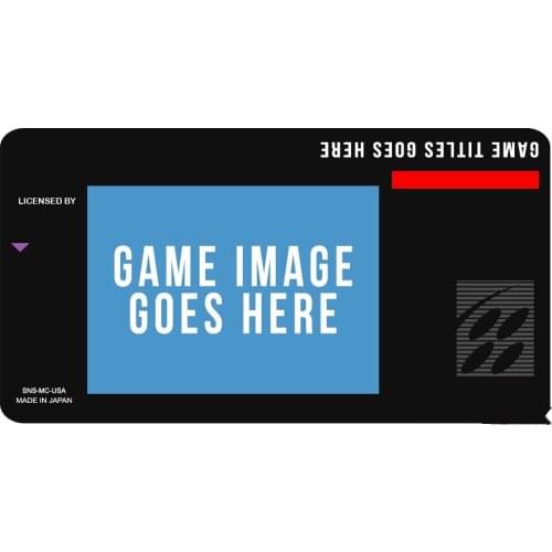 Custom 16 bit Big Gray Game Card