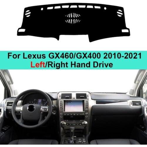 2 Layers Car Dashboard Cover Carpet Cape For Lexus GX460 GX400 2010 2011 2012 2013 2014-2021 Rug Dashmat Sun Shade Pad Protector