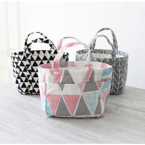 2019 Outdoor Lunch Botella Insulated Cotton Drawstring Insulation Bag Children Bag Lunch Box Ms. Outdoor Camping Picnic Basket