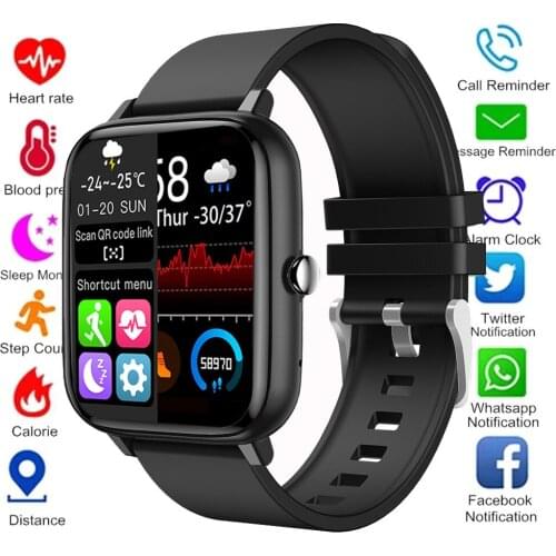 2021 Smart Watch Women Men Heart Rate Fitness Tracker Bracelet Watch Bluetooth Call Waterproof Sport Smartwatch For Android IOS