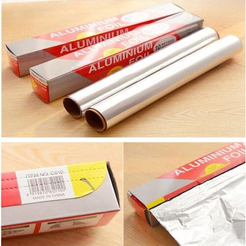 10M Barbecue Aluminum Foil Cooking Freezing Baking Food Wrap Storing Heavy Duty Aluminium Foil Tinfoil MUMR999
