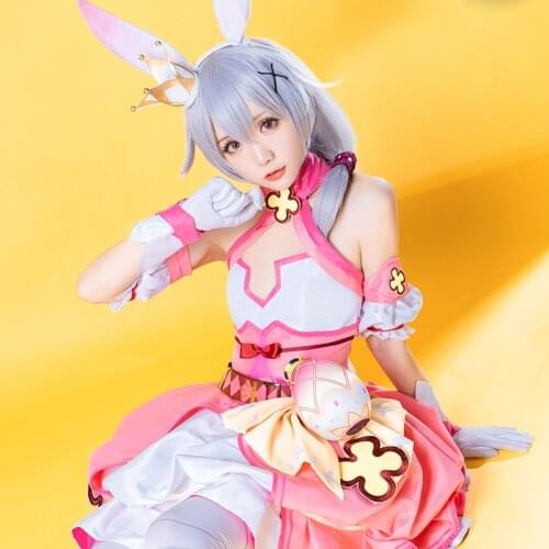Anime Honkai Impact 3 Theresa Game Cosplay Costume Dress Daily Women Carnival Party Uniform Brand New