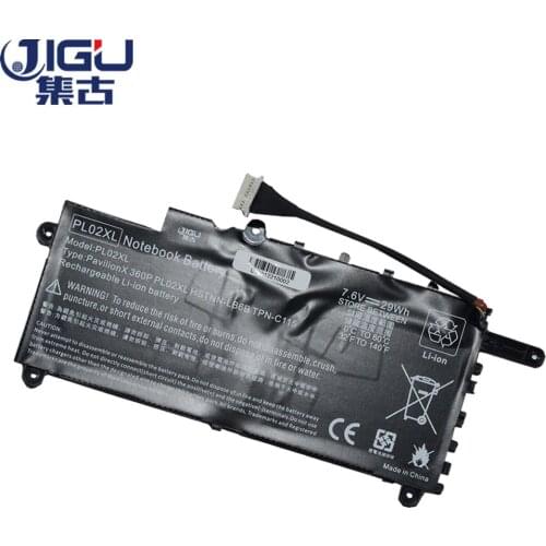 JIGU Laptop Battery HSTNN-DB6B HSTNN-LB6B PL02XL TPN-C115 PL02029XL For HP FOR Pavilion 11 X360 SERIES 7.6V 2CELL