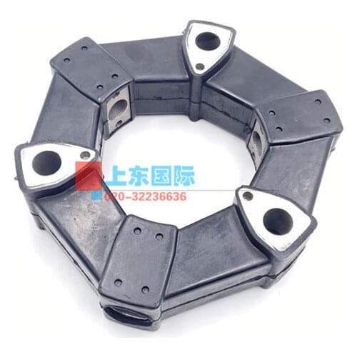 Free shipping Komatsu PC30 40 50 70 Hitachi ZAX55 Hydraulic Pump Connecting Adhesive Coupling Assembly excavator parts digger