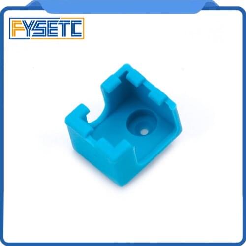 V6 Heater Block Fixings Silicone Insulation Sock Blue non-Official Heated Block For V6 PT100 Hotend Warm Keeping Cover