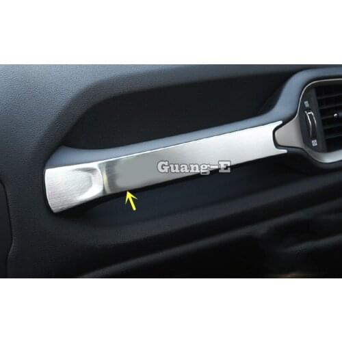 For Jeep Renegade 2016 2017 2018 2019 2020 Car Trim Stainless Steel Middle Console Glove Box Control Dashboard Handle Panel 1pcs