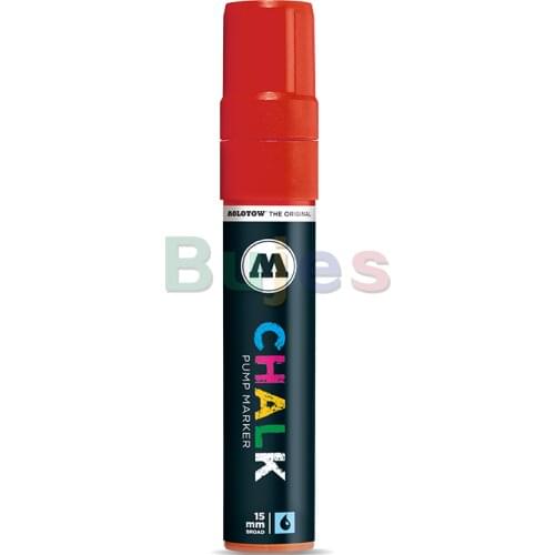 Molotow Chalk Marker, 15mm Nib, Can Be Used for Permanent Application on Absorbent Surfaces Such As Canvas