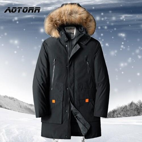 2020 New Winter Men Jacket Medium-Long Thicken Plus Size 8XL Outwear Male Hooded Coat Slim Parka Cotton Padded Jacket Overcoat