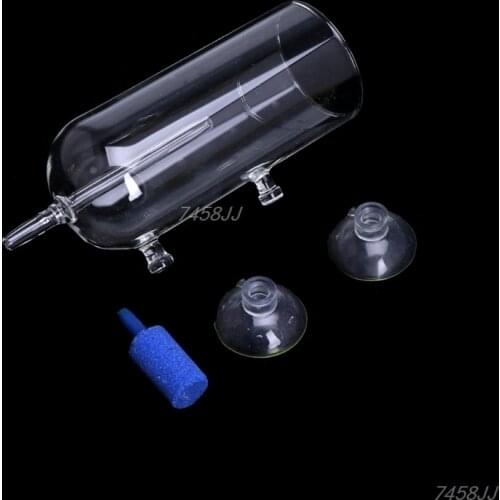 New Arrival Aquarium Glass CO2 Diffuser Bubble Air Stone Purge Oxygen Aeration DropShip