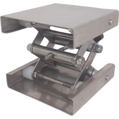 PT-YS01 stainless steel lifting platform, height adjustment table, size 100*100mm, load capacity 10kg