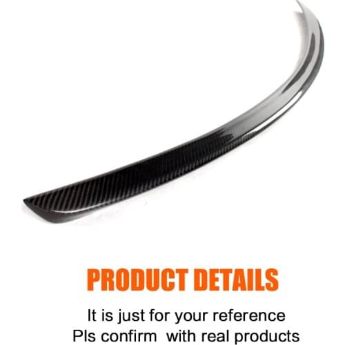 W219 AMG-style Carbon Fiber Rear Trunk Lip Spoiler for Mercedes-Benz CLS-class W219 CLS350 CLS500 CLS550 CLS63 Sedan 2004-2010
