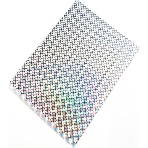 Shared with fish 20pcs Adhesive Holographic Fishing Lure Tape Reflective Tapes Decoration Waterproof Reflective Fishing Tackle