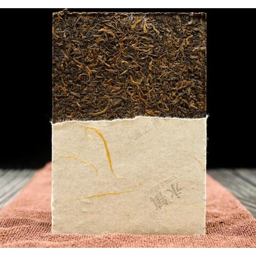2019 Chinese Tea Yongzhen Ripe Pur Erh "Palace Pu-Erh Tea Brick" Shu Pu-Erh Box Tea 250g