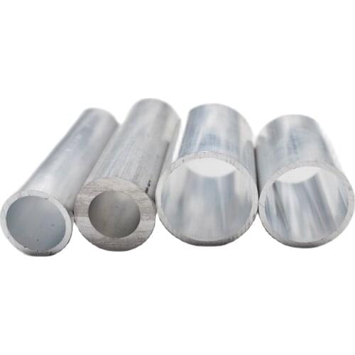 6061 Aluminum Round Tube Outer Diameter 28mm Wall Thickness 5mm Length 100mm to 500mm