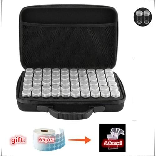 Diamond painting accessories beads 30/60 storage bottle diamond embroidery multi-function kit storage box suitcase tote bag zipp
