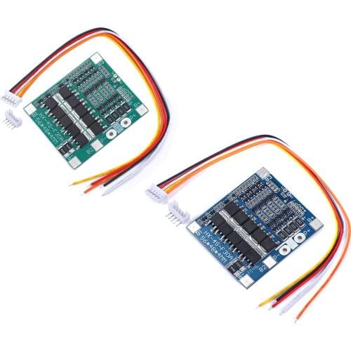 BMS 4S 30A 14.4V Balancer PCB 18650 Lipo Li-ion Lithium Battery Protection Board LiFePO4 4S BMS Balancing Charging Circuit PCM