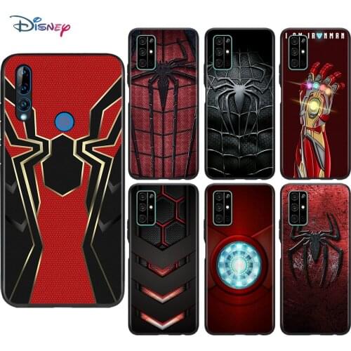 Iron Spider Man Infinity War Soft Black TPU Cover For Honor 9 10 X10 9A 9C 9S 9N 10i 10X 9X Lite Pro 5G Phone Case Shell