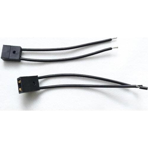 Wedge lamp bases T10 lamp holders red/black wire: 15cm