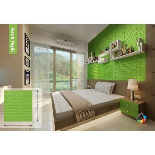 Colorful Home Self-Adhesive Wall Panel Green 77*70