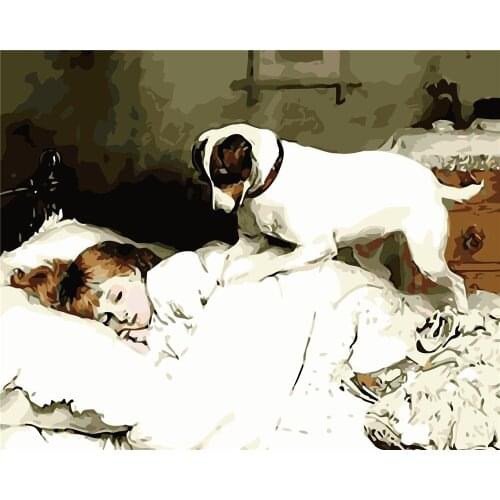 Hepatology True Painting By Numbers Fox Animal Oil Painting Wall Art Coloring By Numbers On Canvas Kits Handpainted Gifts