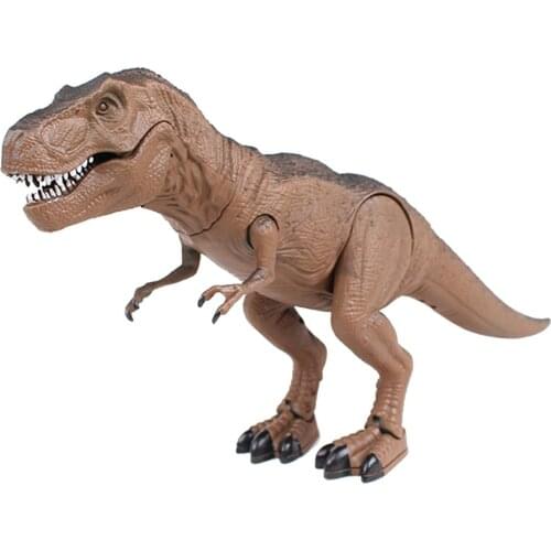 Remote Control Toy Infrared Remote Control Dinosaur Dark Gray Simulation Of Tyrannosaurus Rex Movement And Sound