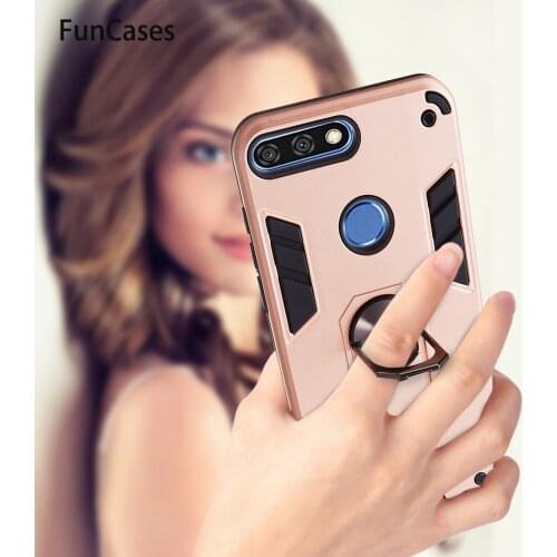 Magnetic Car Holder Cases For Huawei Honor 7C Shell Huawei Enjoy 8 Nova 5T Y7 Prime 2018 10 Plus 8 Y7 Honor V30 Pro 20S 9X 20