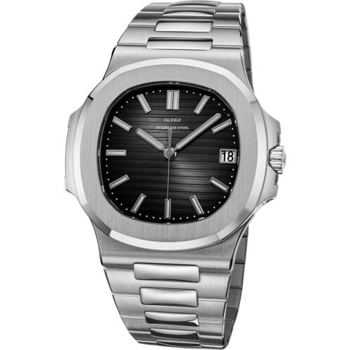 LGXIGE brand all-steel Japanese movement watch fashion luxury watch male new style