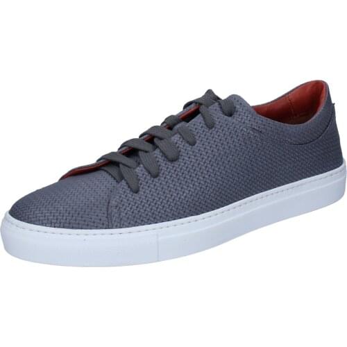 TRIVER FLIGHT Mens Sneakers leather Gray