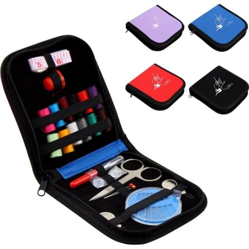 Embroidery Craft Sewing Kits Portable Travel Sewing Box Quilting Thread Stitching Kitting Needles Tools