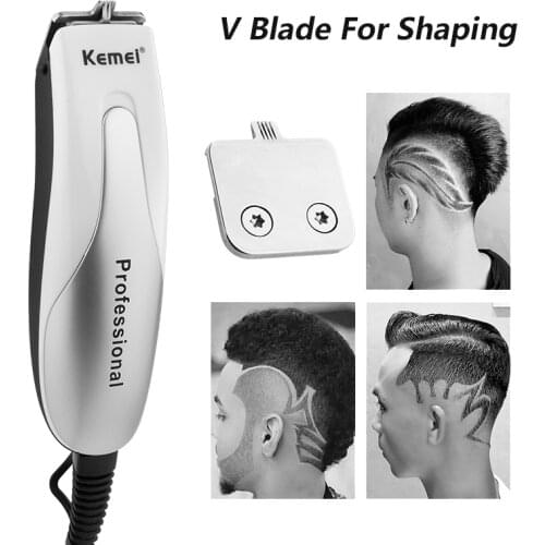 KEMEI Professional Hair Clipper for Men Rechargeable Electric Razor Hair Cutting Machine Fast Charging Slicked-back Hair Trimmer