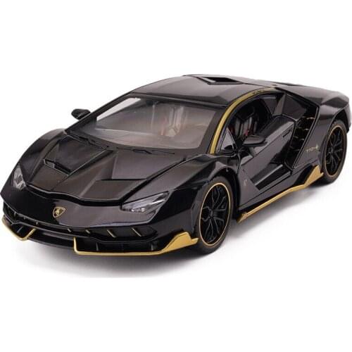 TOMY 1:24 Model Car Boy Sound Light Toy Car with Acousto-optic Return Force Childrens Toy Gift Collection Lamborghini 770