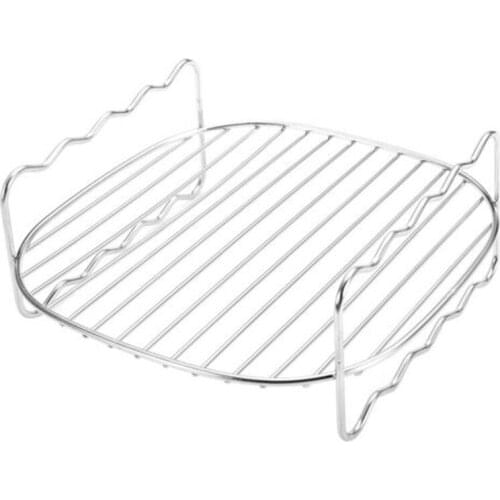 Outdoor Grill Barbecue Toaster Oven Needle 8\\\" Double Layer Holder Basking Pins Air Fryer Rack