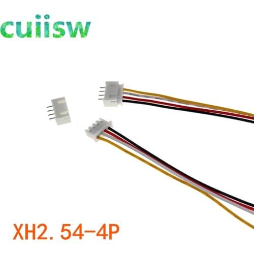 XH2.54-4P with line leader single head line with straight needle socket 20 cm long