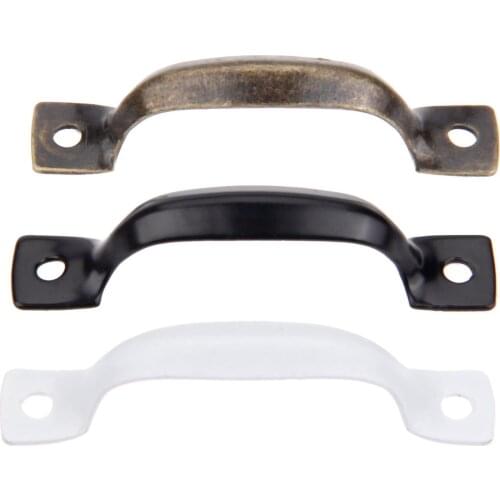 10Pcs 52*11mm Antique Cabinet Knobs Furniture Handles Cupboard Drawer Kitchen Pull Handle Furniture Hardware