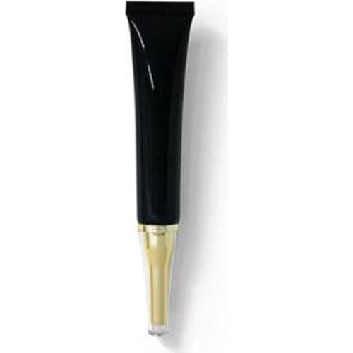 20ml 50pcs/lot Acrylic Beauty Cosmetic Soft Tube Empty Facial Cleanser Packaging Containers Black Squeeze Bottle Storage Hose