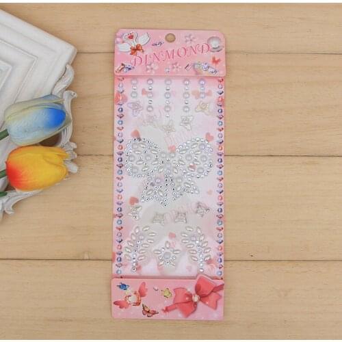 24Pcs/lot Childrens Toy Sticker DIY Decal Crystal Diamond Rhinestone Self Adhesive Picture Frames Stickers