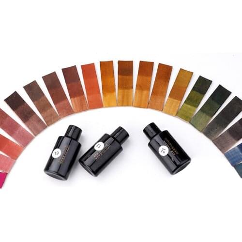 30ml/bottle Leather Alcohol Dyestuff Cowhide Dye Vegetable Tanned Leather Coloring Agent Leather Dyeing Agent Can Dilute The Dye