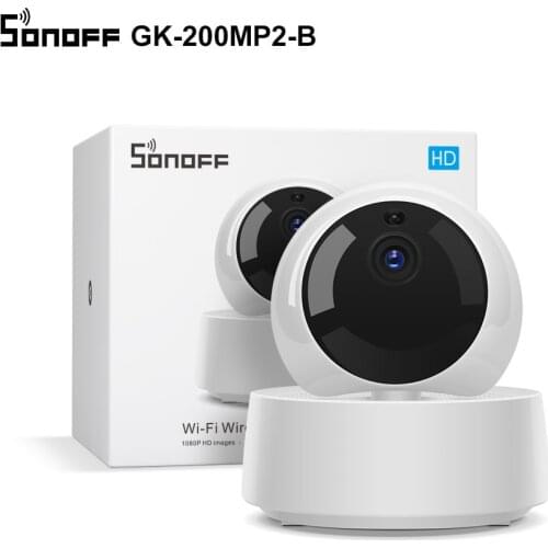 SONOFF GK-200MP2-B 1080P HD Mini Wifii Camera Smart Wireless IP Camera 360 IR Night Vision Baby Monitor Surveillance Cameras